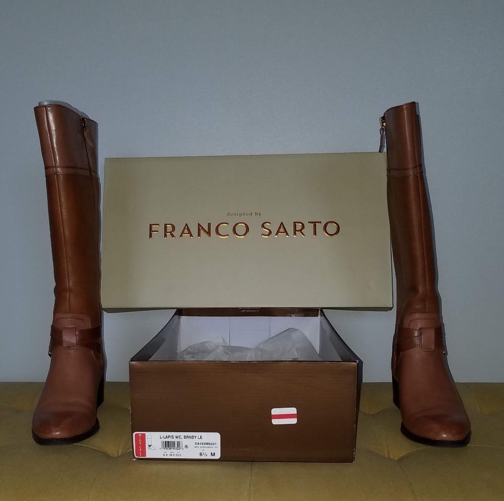 Franco Sarto Leather Riding Boots